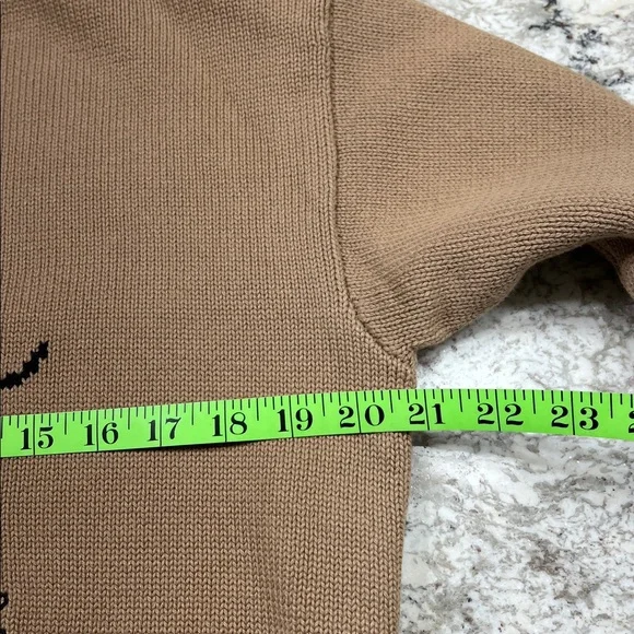 Lauren Tan Sweater with Dachshund Design - Picture 10 of 12